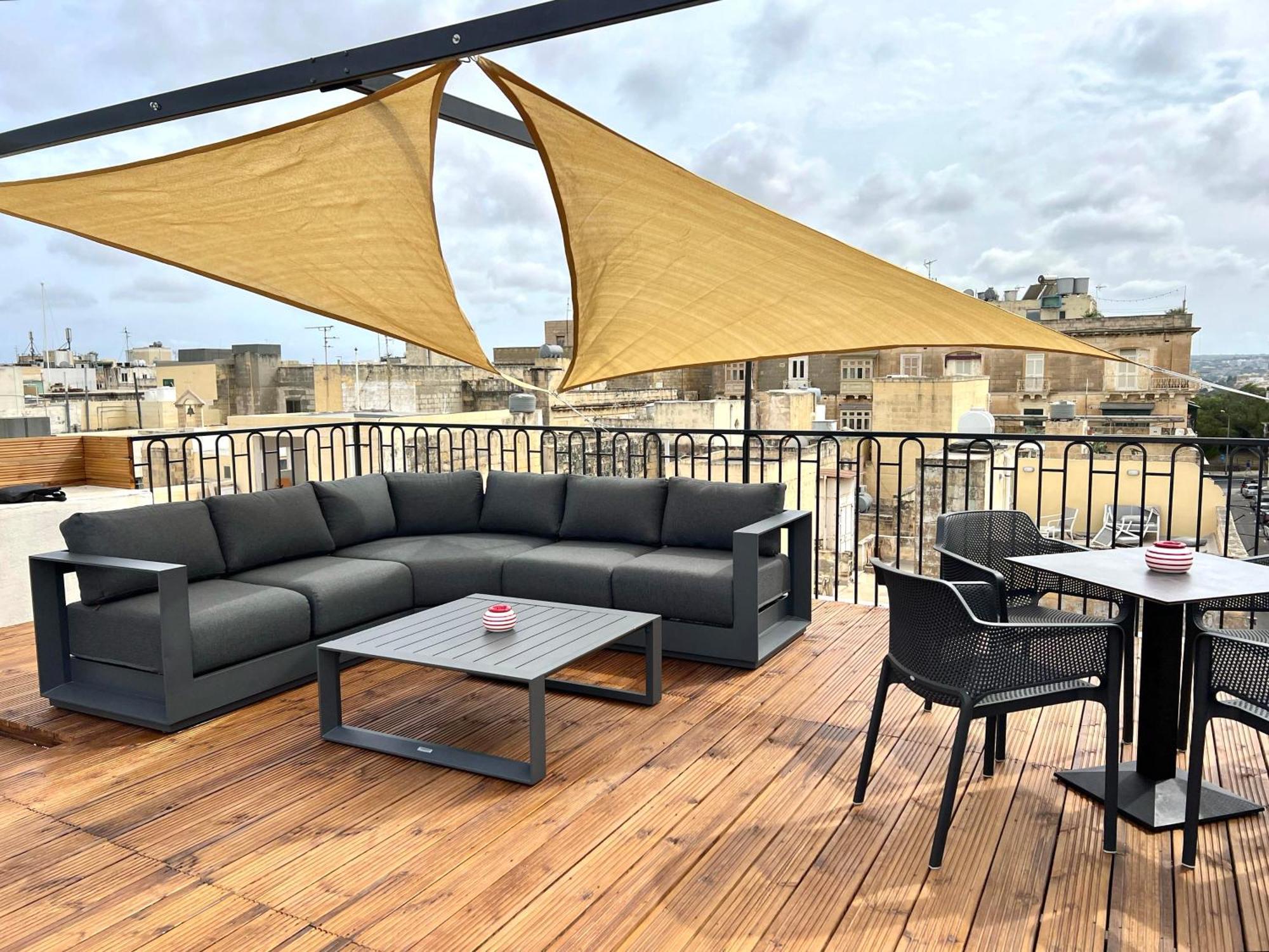 Florette Suite 1Br With Stunning Lounge Terrace By Arcobnb Floriana Exterior foto